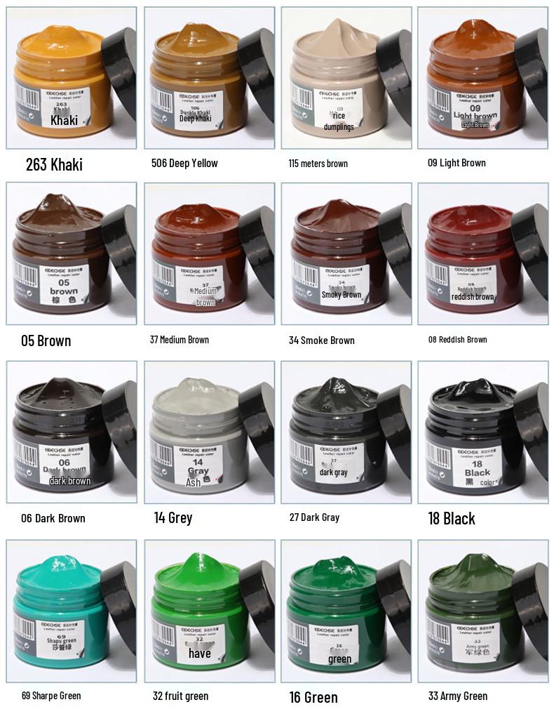 Echtes Leder Sofa & Autositz Reparaturcreme - Stellt Risse, Kratzer, Abblättern & Abnutzung wieder her