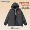 Veste d'hiver à capuche pour homme doublée en graphène de Jeanswest