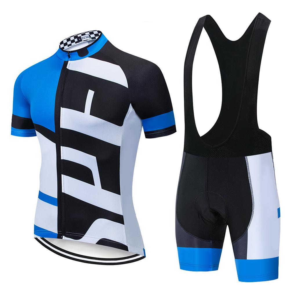 2025 Summer Cycling Clothes Men Cycling Kits MTB Bike Clothing Short Sleeve Breathable Racing Road Bicycle Cycling Jersey Sets