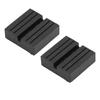 2 Pcs Jack Rubber Pad Universal Slotted Frame Rail Pad Adapter Good Crush Resistance Jack Lift Puck