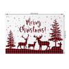 Christmas Placemats Santa Claus Milu deer Xmas tree Home Winter Table Seasonal Merry Christmas Family Party Restaurant Decor