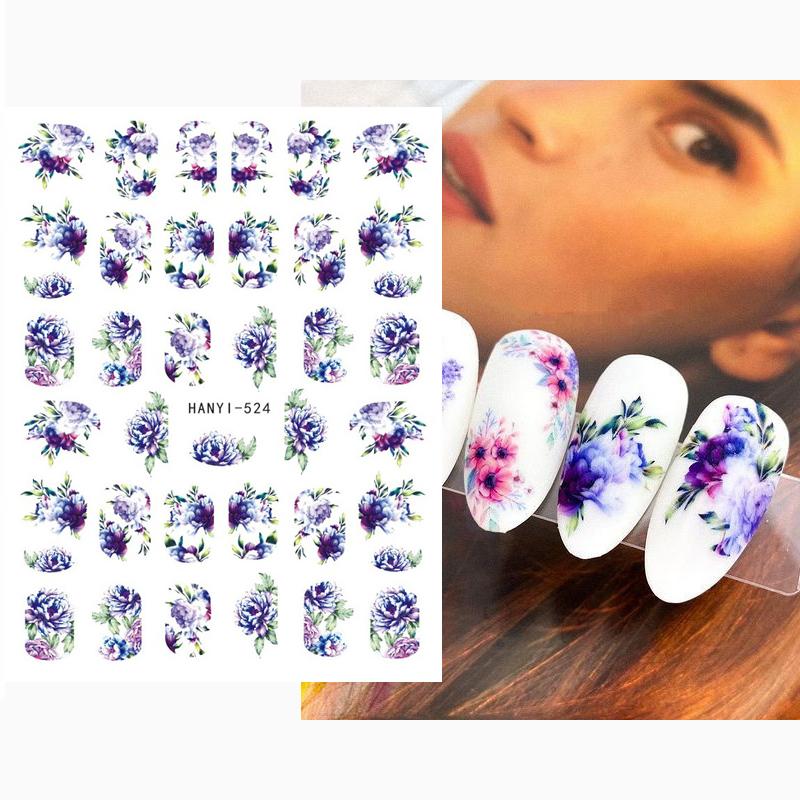 Zurück Kleber Aufkleber 3D Nagel Aufkleber Schwarz Weiß Geometrische Zeichnungen Designs Nagel Aufkleber Dekoration Für Nail Art Schönheit