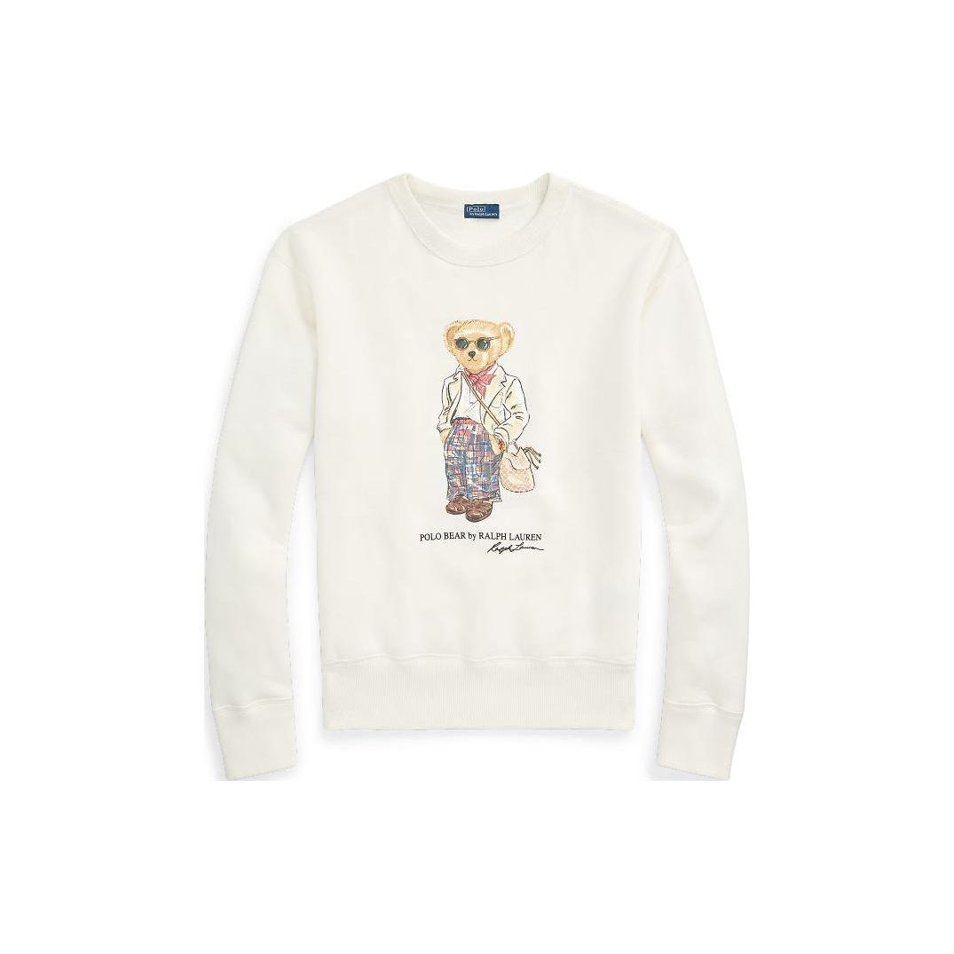 

Polo Ralph Lauren FW22 Свитшот с круглым вырезом и принтом с мишками Женский свитшот Белый WMPOKNINFB20435-100 M