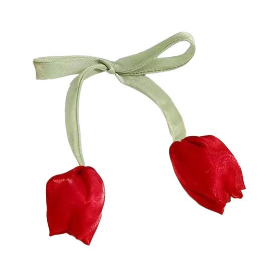 Tulip Strap Hair Tie Accessories Tulip Ribbon Curtain Tieback for DIY Crafts Clothing Hair Bands