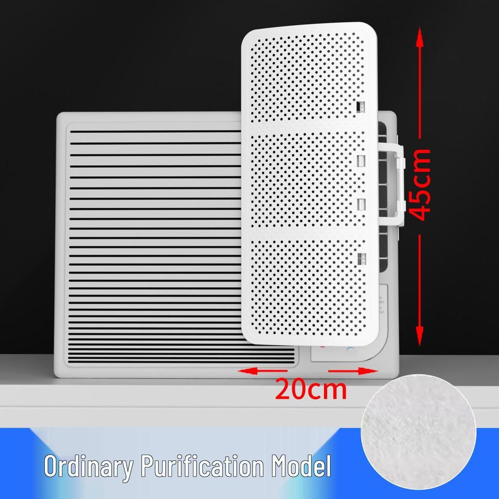 Universal White Waterproof Wind Deflector for Window Air Conditioners