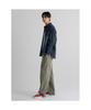Brushed Loose Fit Denim Shirt Navy
