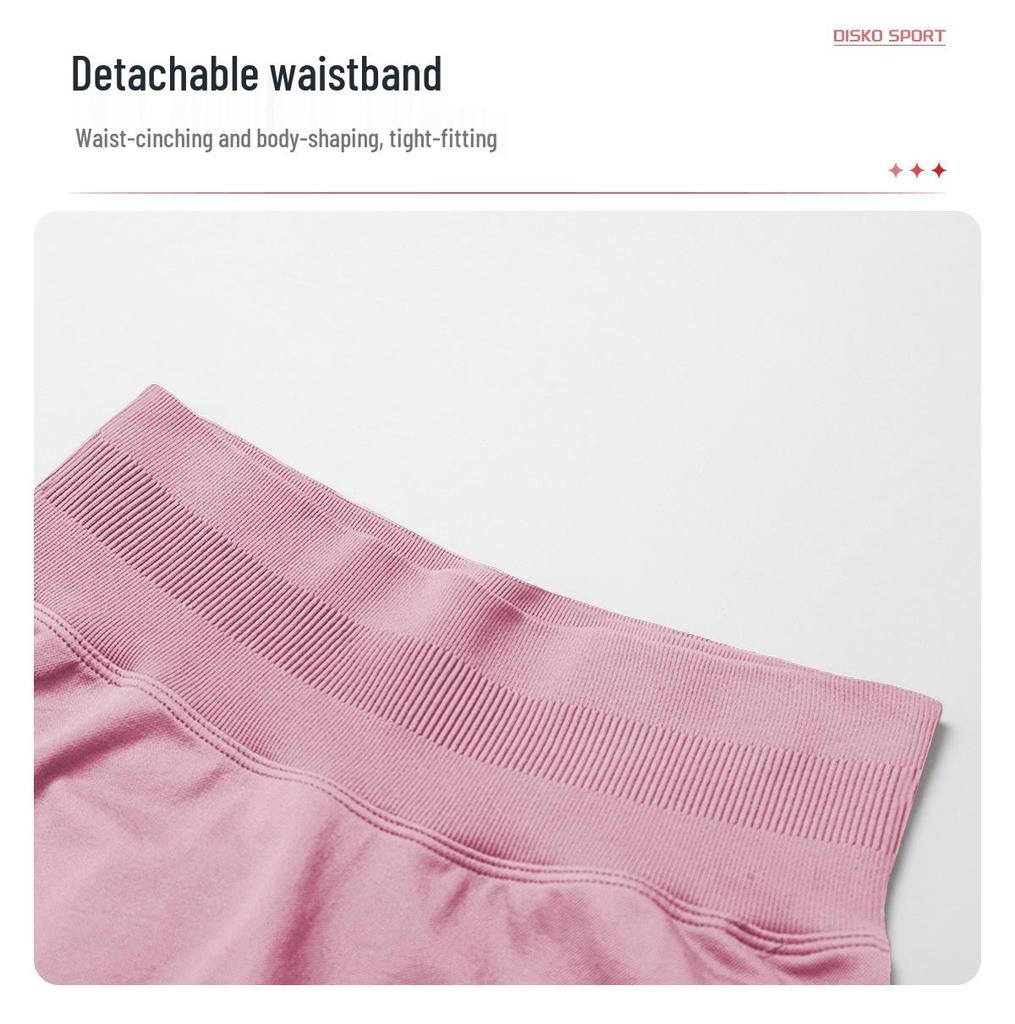 ZeChuang Women's Seamless High Waist Yoga Shorts - Butt-Lifting, Quick-Drying Summer Fitness Pants