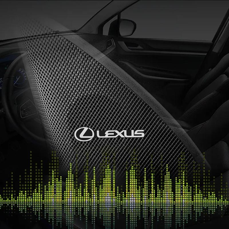 Pegatina Decorativa para Audio de Coche Pegatina de Emblema de Aluminio 3D Para Lexus RX330 IS250 Ct200h ES300h RX350 IS300h NX300h RX400h ES350 GS300