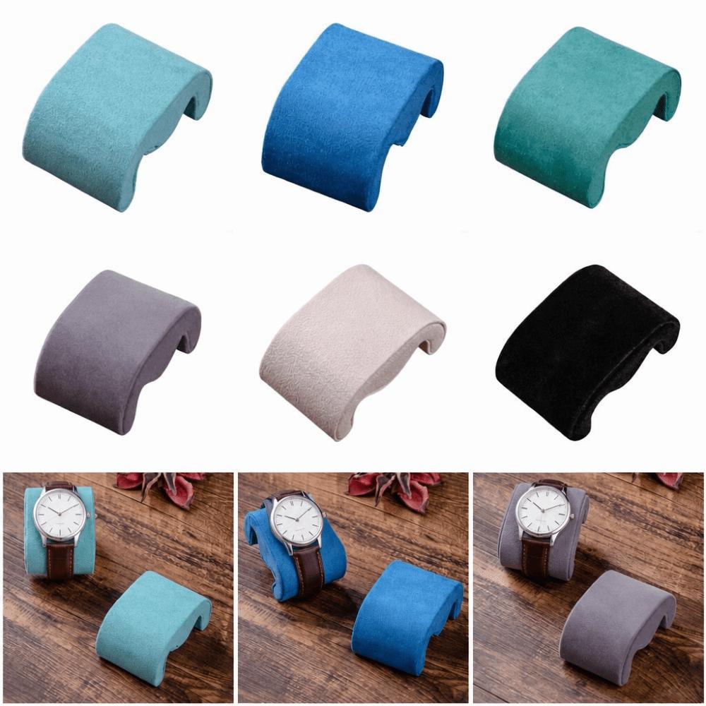 Display Feste Kissen Wildleder Samt Armbanduhr Kissen Weiches Uhren Aufbewahrungskissen Armband