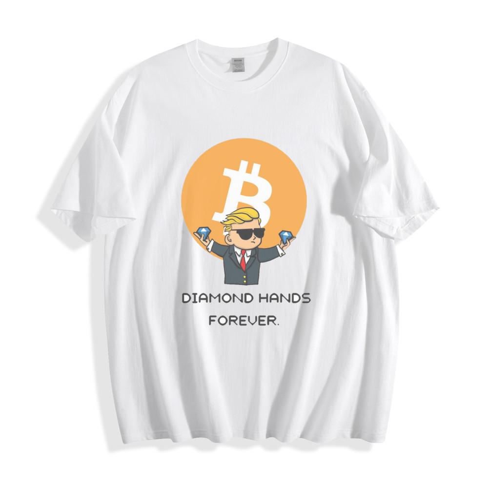 

Bitcoin Diamond Hands T-Shirt - Bold Crypto Confidence Unisex Tee XL