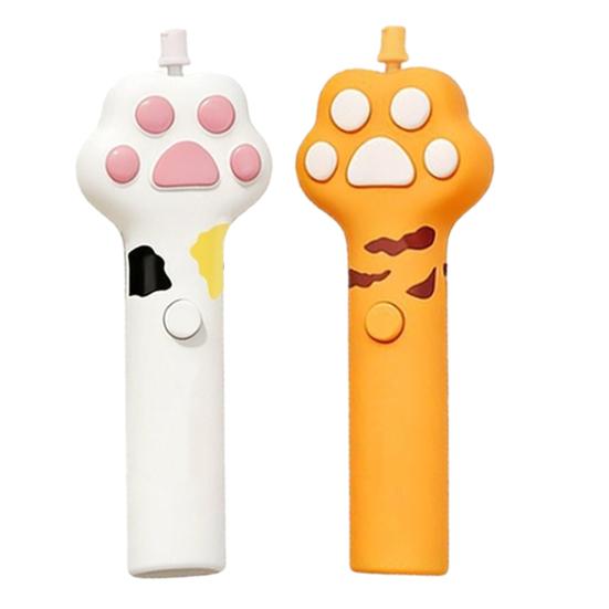 Cat Fetch Toy Rechargeable Flying Disc Launcher with 6 Flying Discs Interactive Cat Toy for Indoor Outdoor Play Hunting Instinct Stimulation