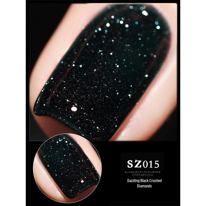18-Color Ultra Bright Crushed Diamond Glitter Nail Gel Polish