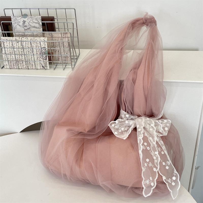 52 spring and summer new design mesh tote bag girl fashion versatile casual underarm shoulder bag