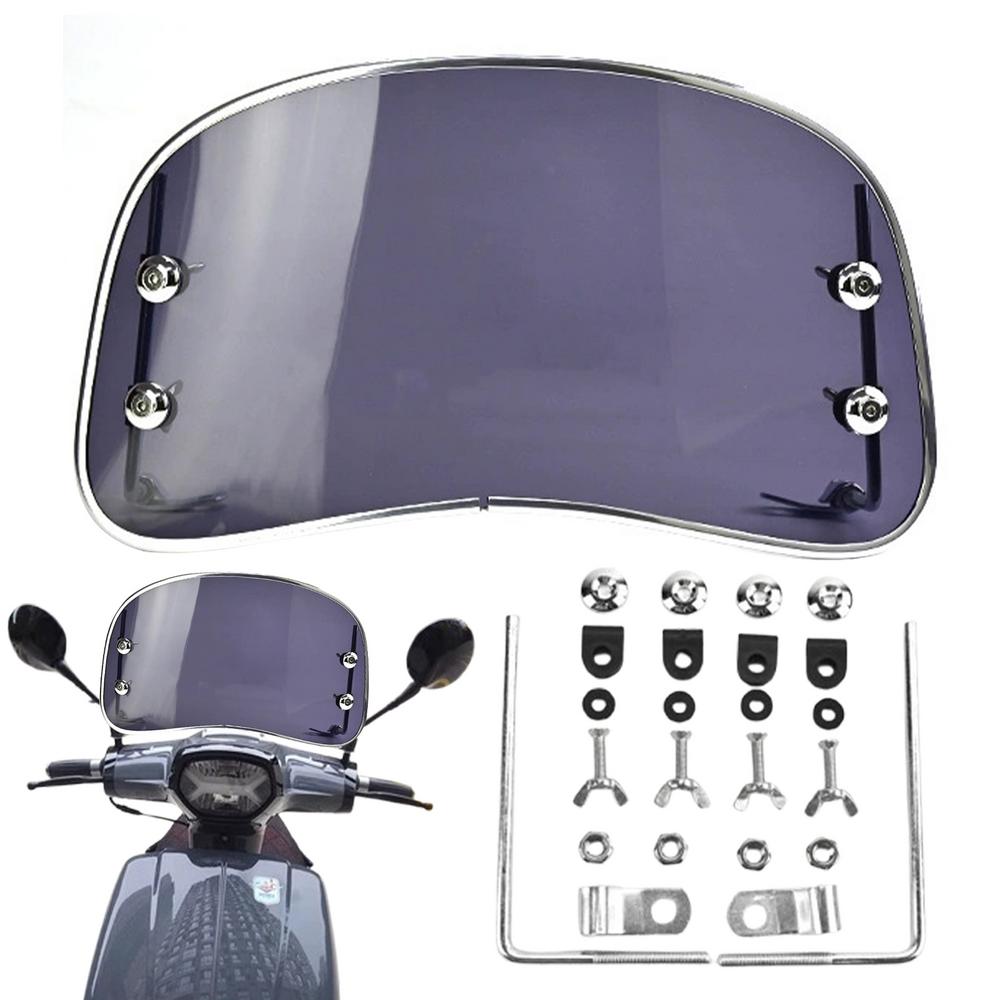 Motorcycle Front Flyscreen Electric Scooter Replacement Front Wind Deflector Fashion Appearance Motorcycle Accessories For
