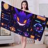 Cartoon G-GengarSS Bath Towel Microfiber Soft Water Absorbing Breathable For Girl Kids Decorative Cartoon Beach Towel
