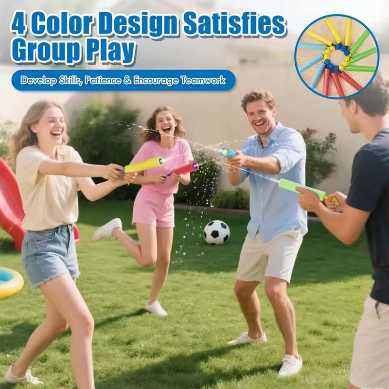 Foam Water Gun Kids Summer Outdoor Beach Swimming Pool Toy Game Birthday Party Favors Mini Pull Type Water Squirt Pinata Fillers