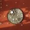 Golden Metal Lotus Pooja Thali with Tea-Light Holder, 25.5cm