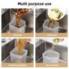30/60/90PCS Foldable Disposable Waste Bag Anti-Clogging Leftover Vegetable Bag  Kitchen