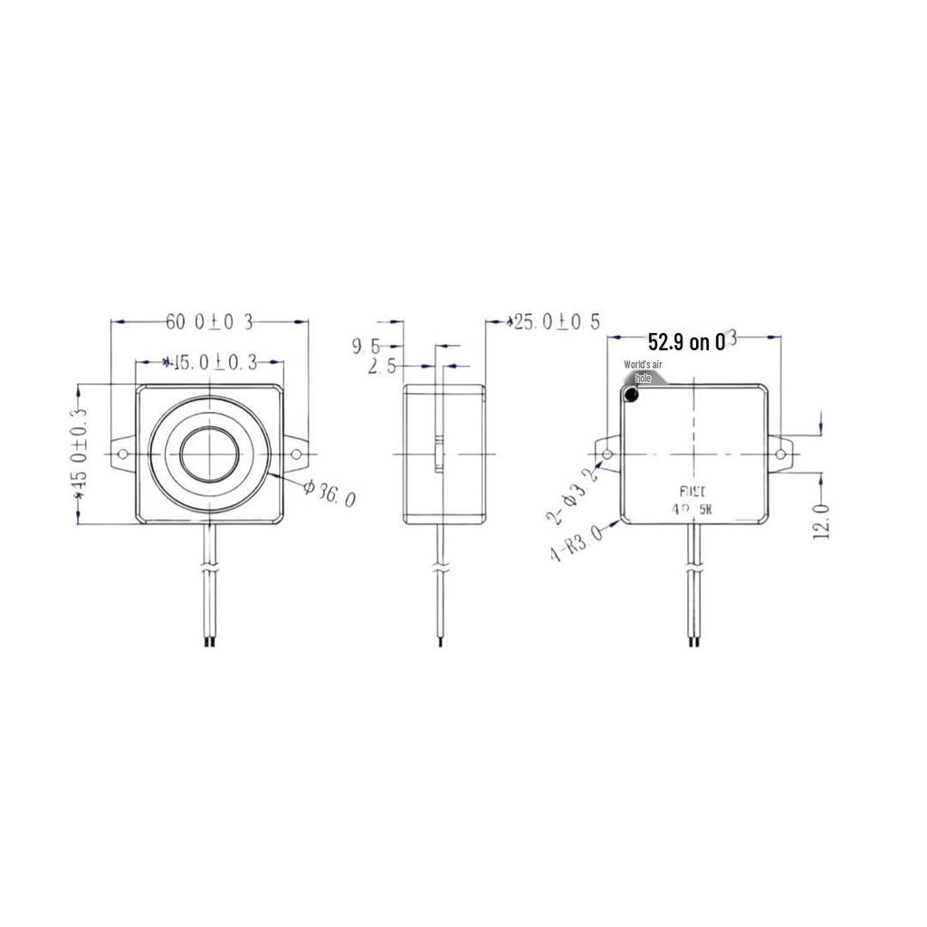4545 Cavity Passive 4 Ohm 3W Small Speaker for Computer & Advertising Machines