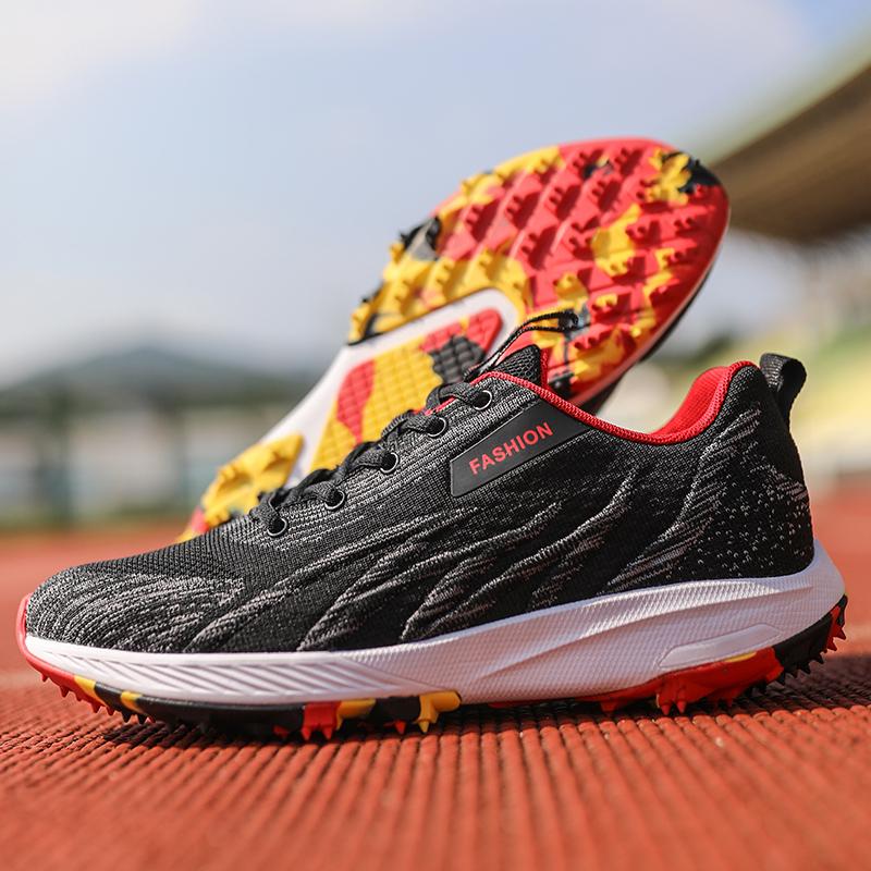 

Новые мужские и женские короткие кроссовки для бега с высококачественным покрытием против скольжения для быстрых беговых кроссовок для молодежи, тренировочных прыжковых кроссовок 35