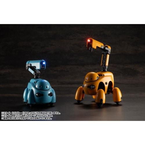 Kotobukiya M.S.G Modeling Support Goods Milight 316 Blue Set of 3, Approx. 16mm in Length, Non-Scale Plastic Model