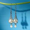 Interchangeable Crystal Holder Dangle Earrings Empty Stone Holder Replacement Drop Earrings for Women Party Jewelry Gift