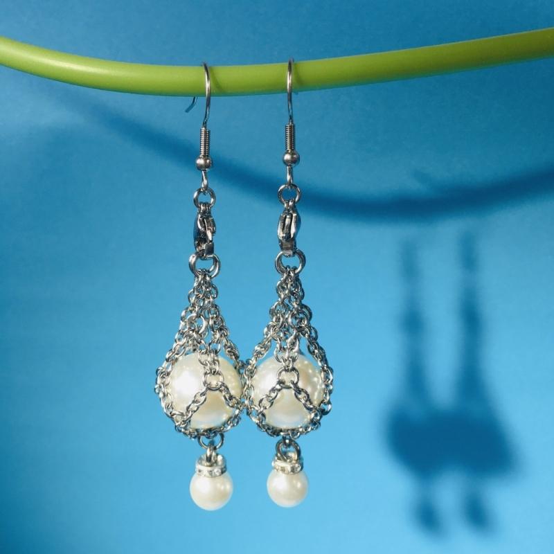 Interchangeable Crystal Holder Dangle Earrings Empty Stone Holder Replacement Drop Earrings for Women Party Jewelry Gift