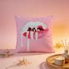 Bold Vintage Red Lips Cushion Cover Comfortable Durable Pillow Cover MultiScene for Home Office Car Sofa