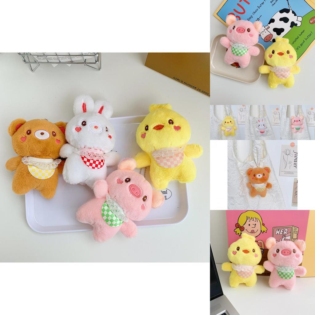 Adorable Plush Keychain Bear Creative Stuffed Animal Perfect For Kids And Adults