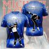 Michael Jackson 3D T Shirt Pop Legend Music Icon Streetwear Cotton Unisex S-5XL