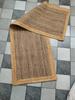 Rectangle Jute Rug Runner Handmade 100% Natural Braided Floor Mat Reversible Rustik