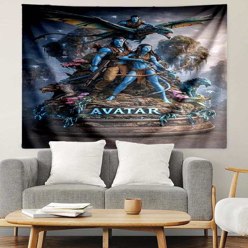 Avatar-Print Wandteppich, Leichte Wandbehang, für Schlafzimmer, Wohnheim, Wohnzimmer, Heimkunstdekor - Geburtstags-Weihnachtsgeschenk für Freunde