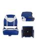 Marine Folding Chair with Sun Protection and Cushioned Seat - Sailor or Captain's Helm Seat