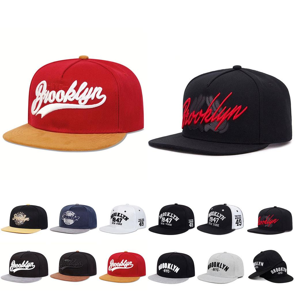 Embroidery Baseball Cap Three-dimensional Embroidery Cap Mesh Baseball Cap Sun Cap Mesh Cap Sports Flat Edge Cap