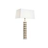 Desk lamp Home ESPRIT White Beige Golden 50 W 220 V