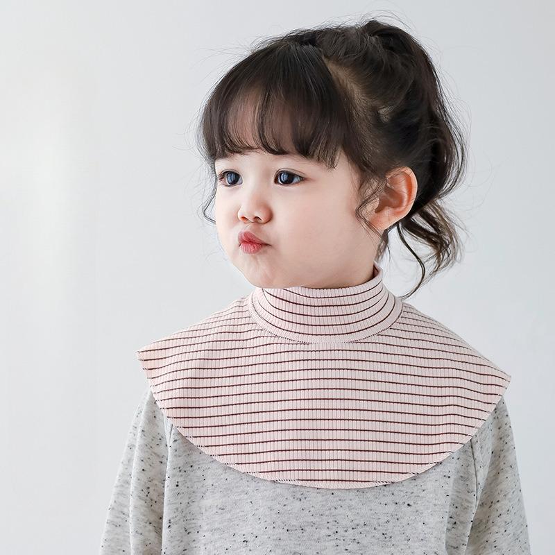 Autumn Winter Children's Fake Collar Neck Cover Windshield Warm Boys Pullover Outdoor Neck Protection Kids Accessories