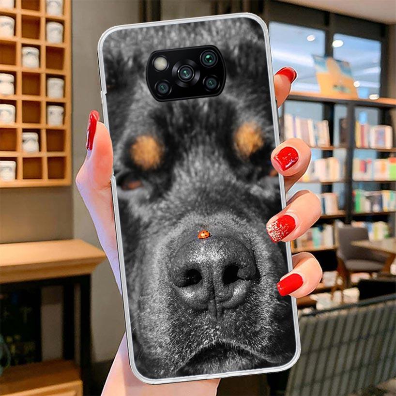 Rottweiler Dog Cover Phone Case For Xiaomi Poco F7 Ultra X7 X6 X5 Pro M7 Redmi 15C 15 13C 13 12C 12 10C 10 9A 9C 9T 9 Shell Poco
