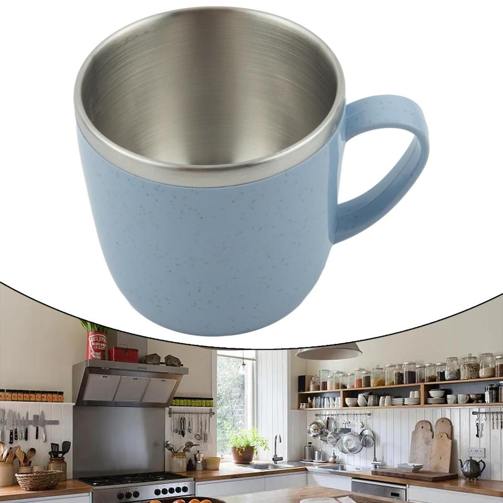 Doppelwandige Edelstahl-Kaffeetasse für Outdoor-Sport und den täglichen Gebrauch