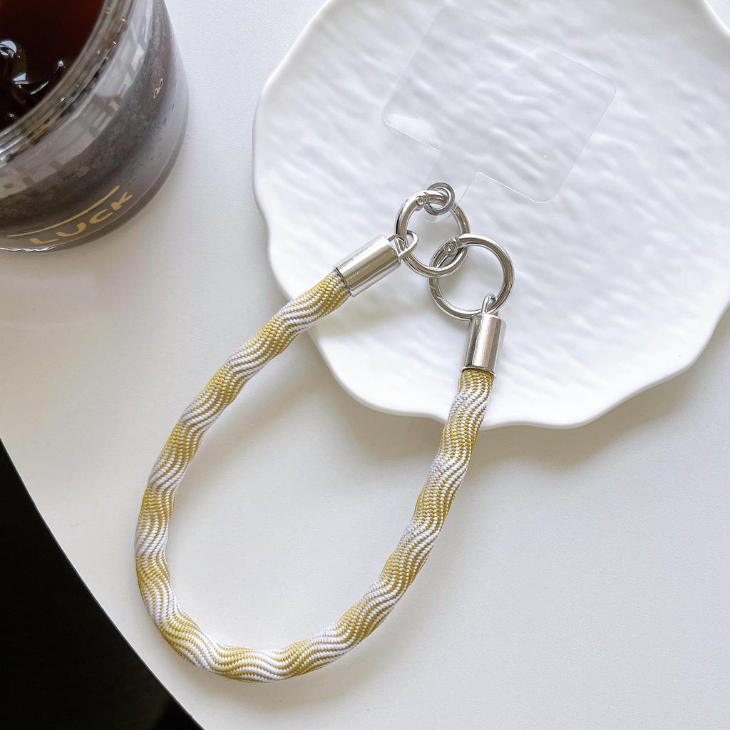 Trendy Water Wave Mesh Bracelet Lanyard & Keychain