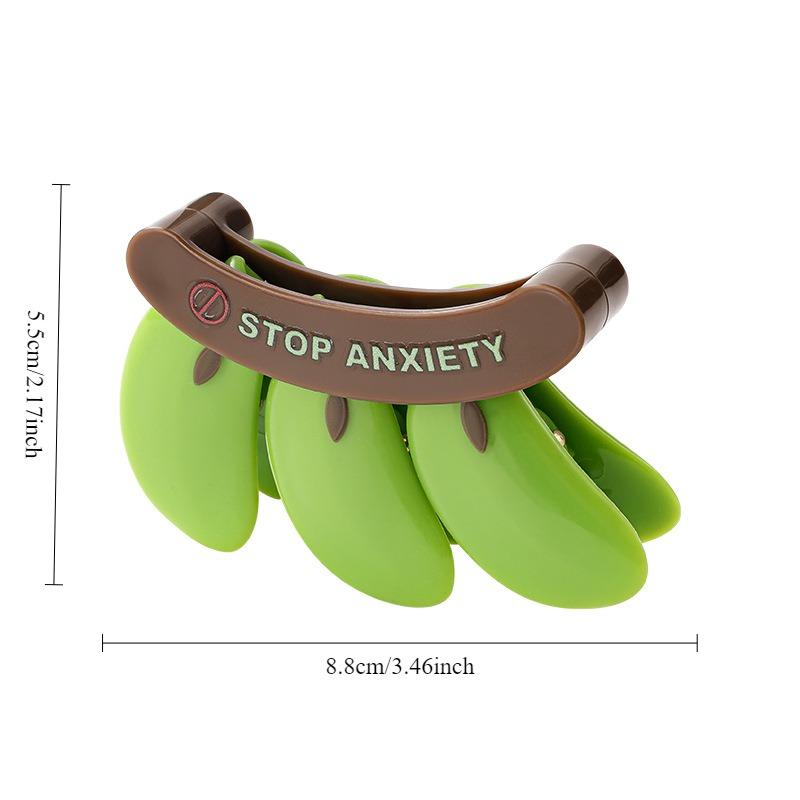 Doppelschichtige Verschlussclips für den Küchengebrauch 3D Bananen-/Schmetterlingsblüten-Design Kühlschrankmagnet zum feuchtigkeitsdichten Verschließen von Beuteln