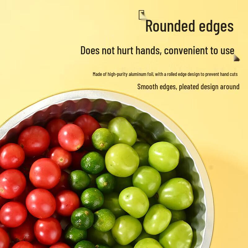 Disposable Gold Aluminum Foil Food Containers