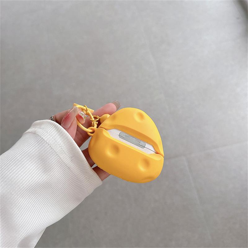 Cute cartoon cheese KT earphone cover AirPods Pro protective case for Apple 2 3rd generation Bluetooth silicone women