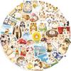 50pcs Cute Little Hamster Cartoon Graffiti Stickers DIY Phone Laptop Notebook Suitcase Waterproof Sticker Kids Toy Gifts