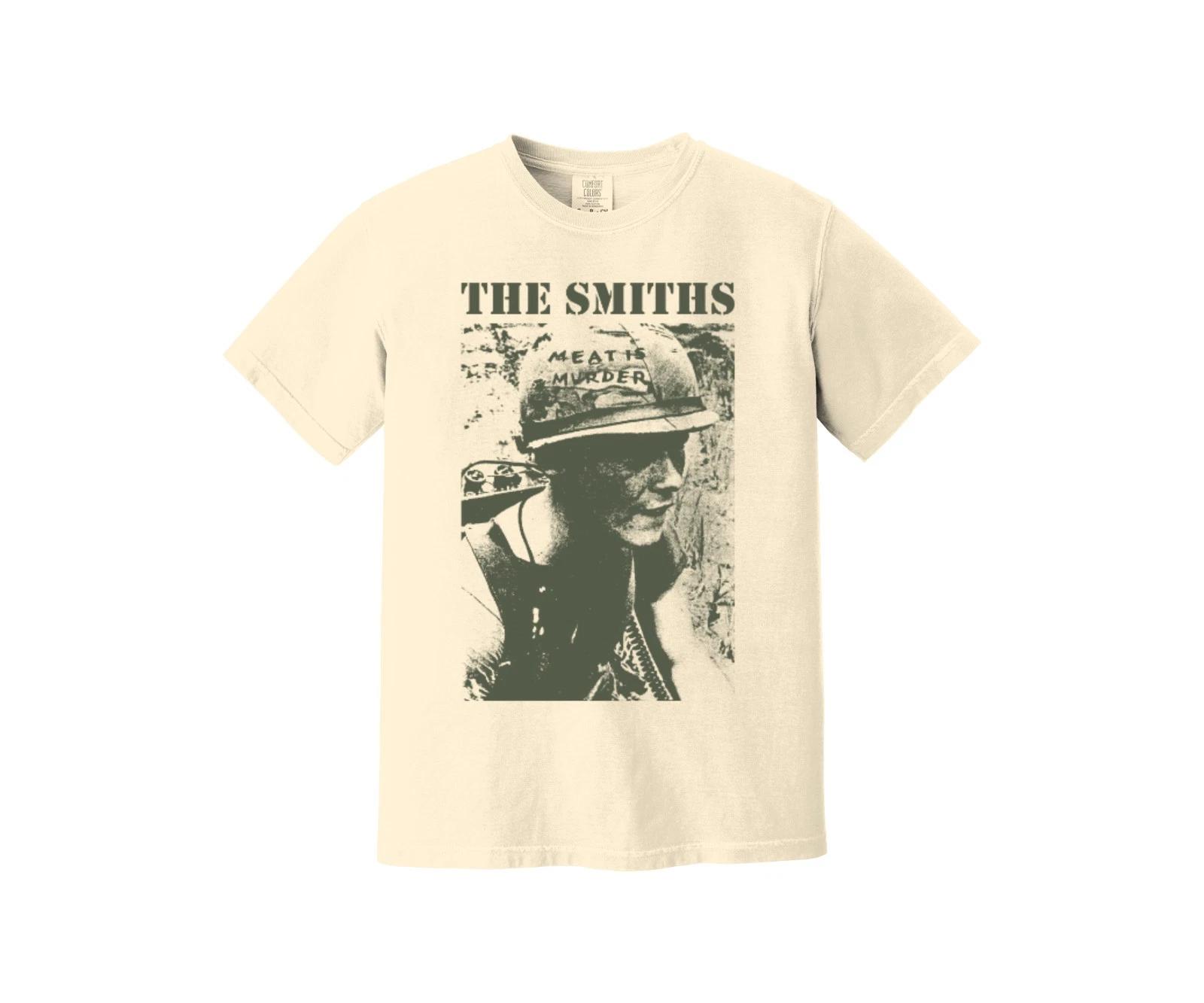 The Smiths Heavyweight T Shirt - Meat Is Murder, Indie Rock, The Queen Is Dead S