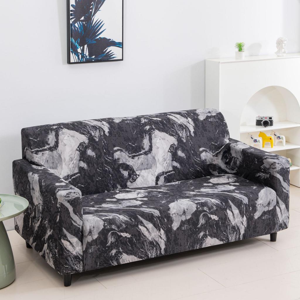Four Seasons Elastic All Inclusive Sofa Cover Printed Anti Cat Scratch Sofa Cover Full Cover Combination Anti Slip Cover