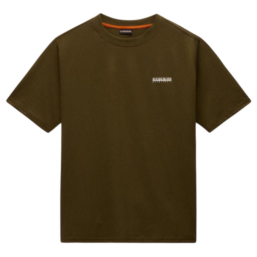 Napapijri Mens Box Logo Cotton T-Shirt