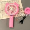Rechargeable Portable Cartoon Cat Mini Fan