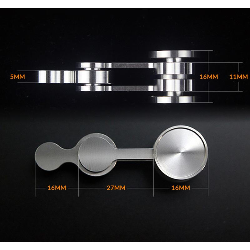 Stainless Steel Swinging Fingertip Gyroscope Pressure Resistant Folding Portable Edc Adult Decompression Toy Party Gift