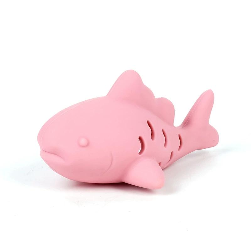 Cat Interactive Chew Toy Pet Food Leakage Simulated Fish Bite-Resistant Kitten Toy Teeth Grinding Chewing Cat Toy Supplies