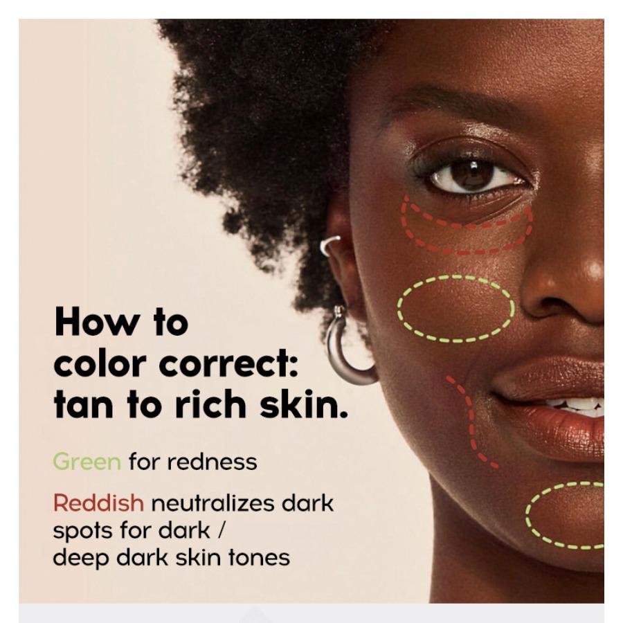 MLSMILE Colored concealer, facial brightening, contouring, darkening, eye circles and tear troughs toner foundation